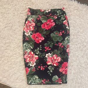Floral Pencil Skirt